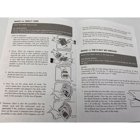 4M Kidz Labz Magic Kit Tricks Assortment Toy Over Age 8 - Picture 15 of 16